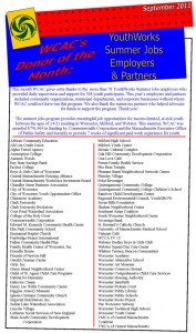 Donors of the Month - September 2011